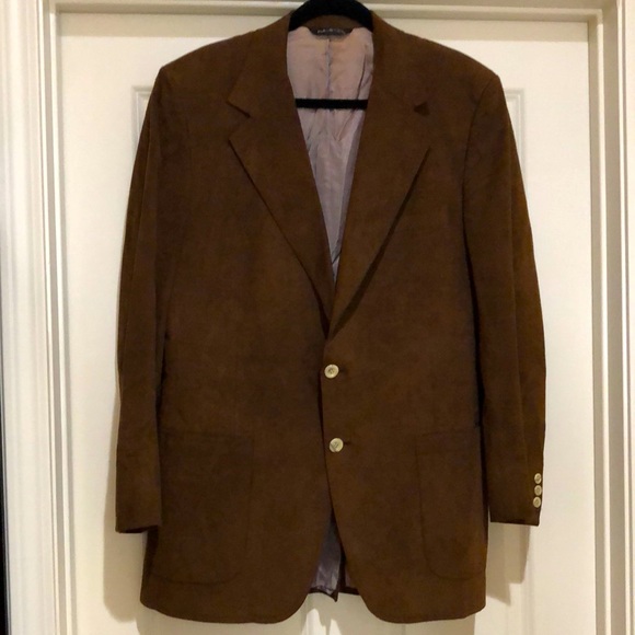 Vintage 1970’s Halston Halsuede sport coat - Picture 1 of 10